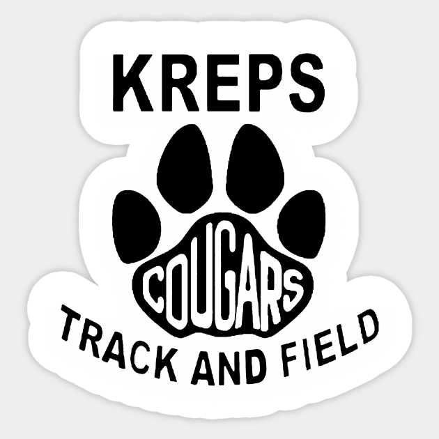 Kreps Track and Field 4 Sticker by asleyshaw